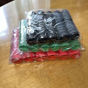 34Pcs Curler/Hair Rollers,Self Grip, 3 different Diameters, NEW old Stock